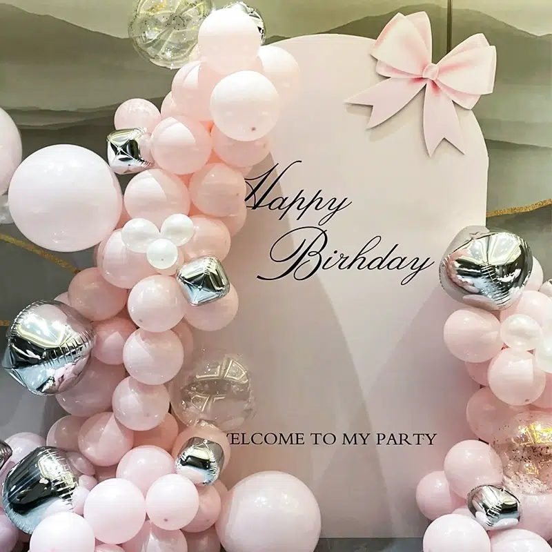 Minimalist Birthday Party Decor Valentine Day event decoration