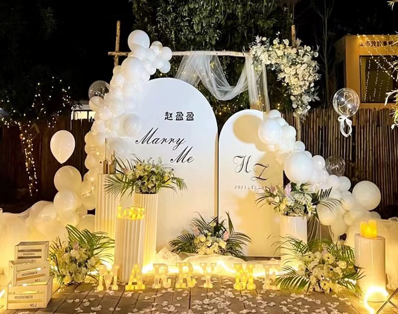 Outdoor Wedding Decor Valentine Day event decoration