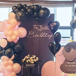 Pink Heart Marriage Valentine Day event decoration