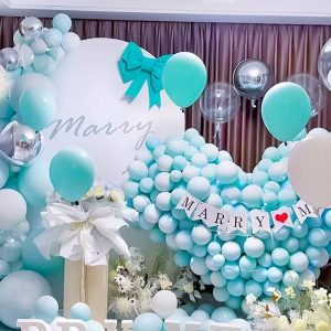 Blue Party Balloon Decoration Valentine Day event decoration
